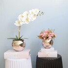 Arranjo Artificial De Rosas No Vaso Rose Gold | Formosinha